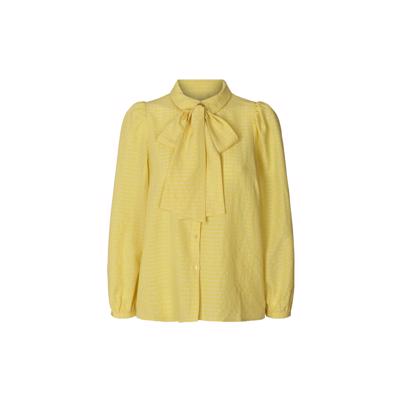 Lollys Laundry Ellie Skjorte Yellow Shop Online Hos Blossom